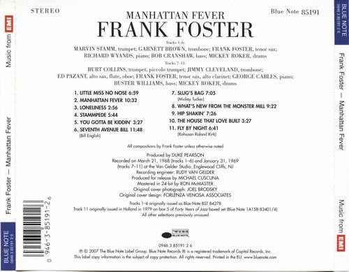 Frank Foster - Manhattan Fever (1969) CD Rip