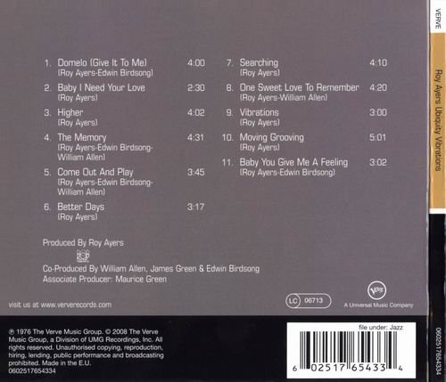 Roy Ayers Ubiquity - Vibrations (1976) CD Rip