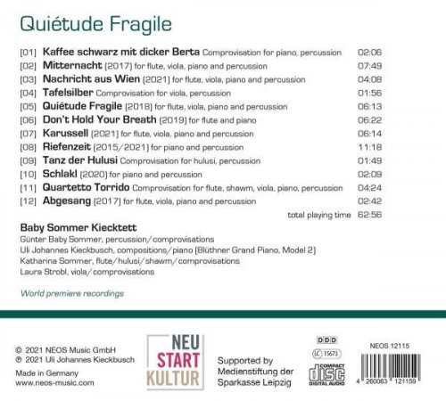 Baby Sommer Kiecktett - Quiétude fragile (2022) Hi-Res