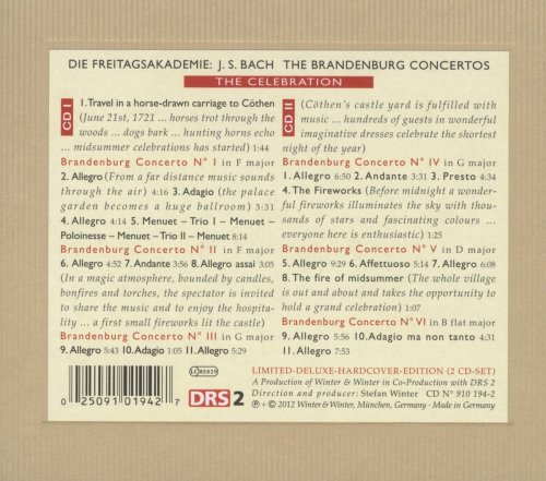 Die Freitagsakademie - Bach: The Brandenburg Concertos 1721 (The Celebration) (2012) [Hi-Res]