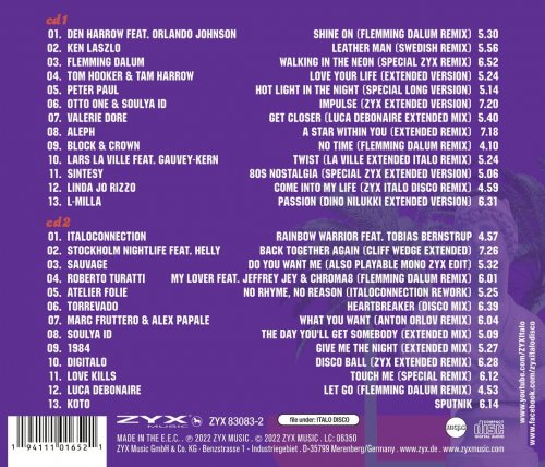 VA - ZYX Italo Disco New Generation Vol. 20 (2022)