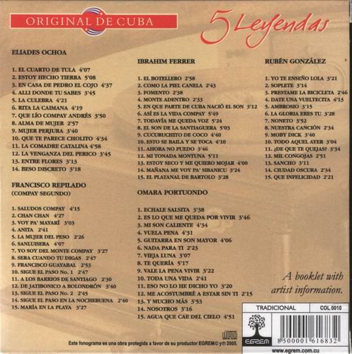 Various - 5 Leyendas (2005)