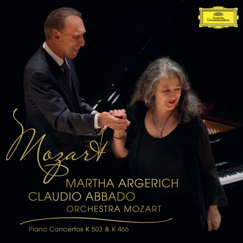 Martha Argerich, Orchestra Mozart, Claudio Abbado - Mozart: Piano Concerto No. 25 in C Major K. 503 & Piano Concerto No. 20 in D Minor K. 466 (Live) (2014)