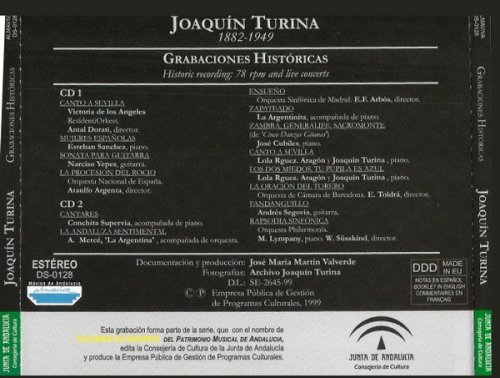 VA - Joaquín Turina: Grabaciones Históricas (1999)
