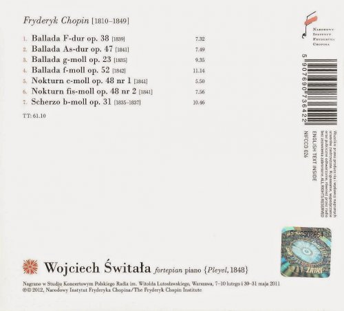 Wojciech Świtałar - Chopin: Ballades, Nocturnes, Scherzo (2012) CD-Rip