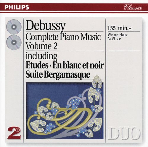 Werner Haas, Noel Lee - Debussy: Complete Piano Music, Vol. 2 (1993) CD-Rip