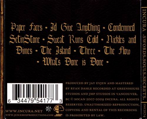 Incura - Swords Souls Secrets (2007)
