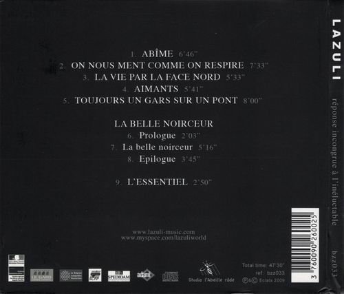 Lazuli - Reponse Incongrue A L'ineluctable (2009)