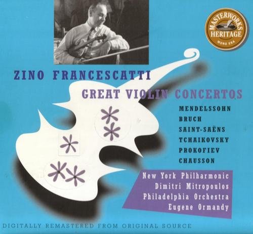 Zino Francescatti - Great Violin Concertos (1996)