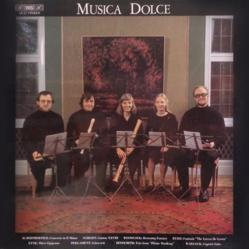Musica Dolce - Boismortier, Scheidt, Woodcock,  Byrd, Lyne, Pergament, Hindemith, Warlock (1977) [DSD128] LP