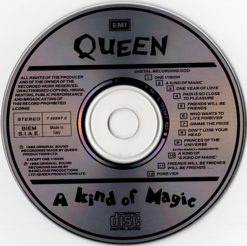 Queen - A Kind Of Magic (1986) CD-Rip