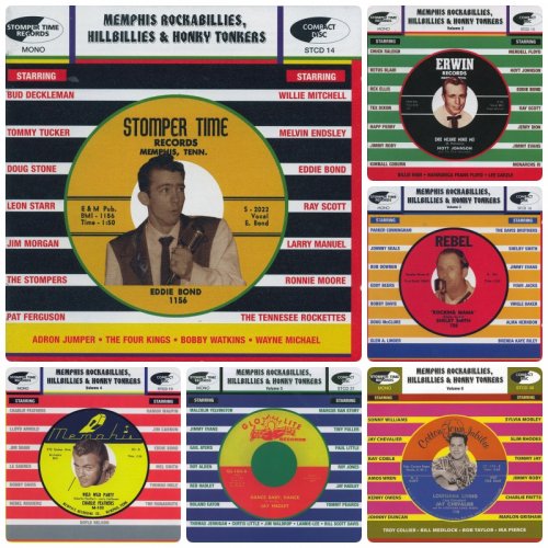 Memphis Rockabillies, Hillbillies & Honky Tonkers, Volume 1-6 (2001-2016)