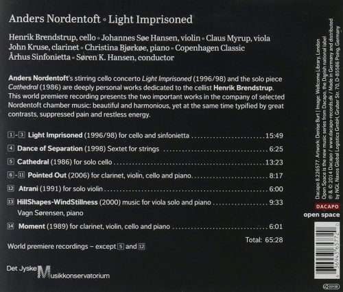 Henrik Brendstrup, Århus Sinfonietta, Søren K. Hansen - Anders Nordentoft: Light Imprisoned (2014) [Hi-Res]