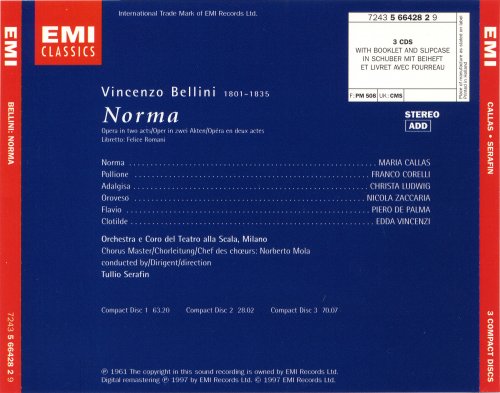 Maria Callas, Christa Ludwig, Franco Corelli - Bellini: Norma (1998)