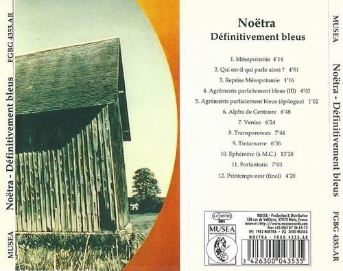 Noetra - Definitivement Bleus (2000)