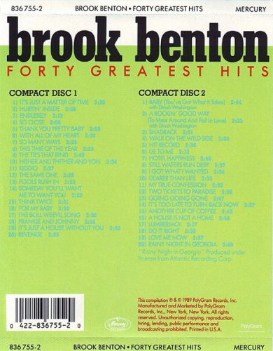 Brook Benton - Forty Greatest Hits (1989)
