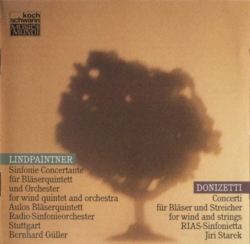 Aulos-Bläserquitett, Radio-Sinfonieorchester Stuttgart, Bernhard Güller - Lindpaintner: Symphonies concertantes / Donizetti: Concertinos (1985) CD-Rip