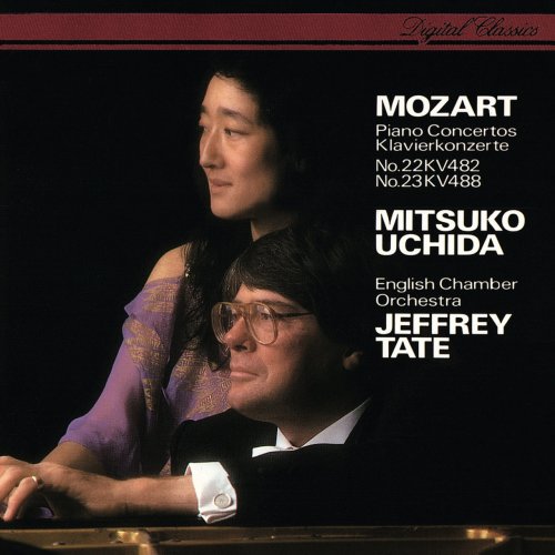 Mitsuko Uchida, English Chamber Orchestra, Jeffrey Tate - Mozart: Piano Concertos Nos. 22 & 23 (1987)