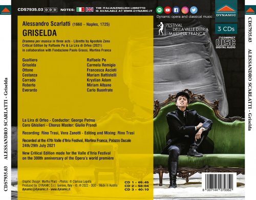 Mariam Battistelli, Francesca Ascioti, Carmela Remigio, Raffaele Pe - Alessandro Scarlatti: Griselda, Op. 114, R. 357/66 (Live) (2022) [Hi-Res]