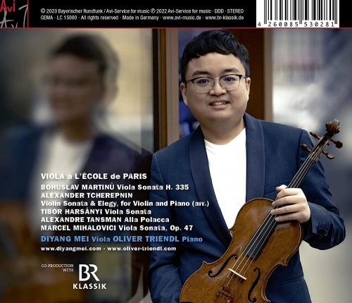 Diyang Mei, Oliver Triendl - Viola à l’école de Paris (2022) [Hi-Res]