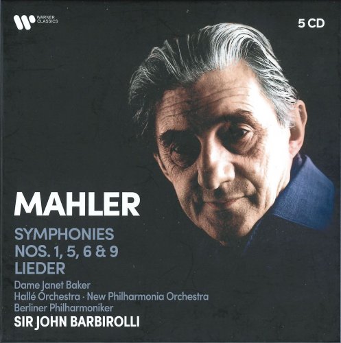 John Barbirolli - Mahler: Symphonies Nos. 1, 5, 6, 9 & Lieder (2021)