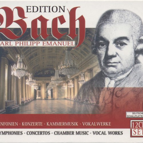 Eckart Haupt, Roland Munch,  Linda Nicholson - Bach, C.P.E.: C.P.E. Bach Edition (Symphonies, Concertos, Keyboard Music, Flute Sonatas, Vocal Music) [12CD] (2004)