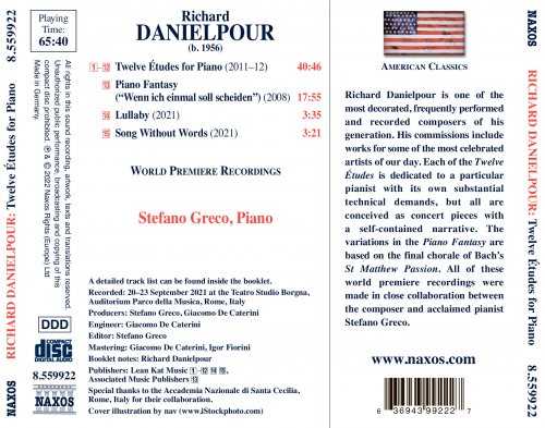 Stefano Greco - Danielpour: Works for Piano (2022)