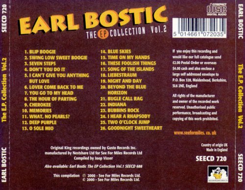 Earl Bostic - The E.P. Collection Vol. 2 (2000)