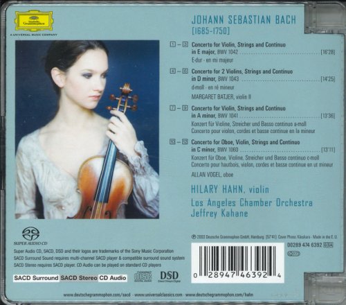 Hilary Hahn - Bach Concertos (2003) [SACD]