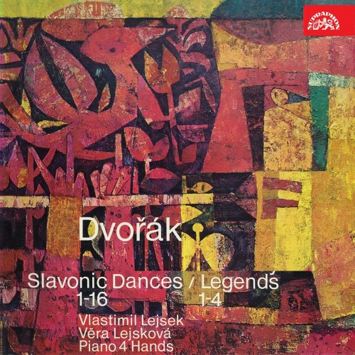 Vlastimil Lejsek, Věra Lejsková - Dvořák: Slavonic Dances 1-16, Legends 1-4 (Piano 4 Hands) (2022)