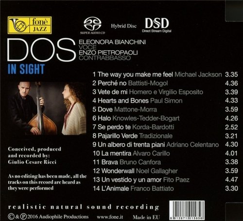 Eleonora Bianchini, Enzo Pietropaoli - DOS In Sight (2016) [SACD]