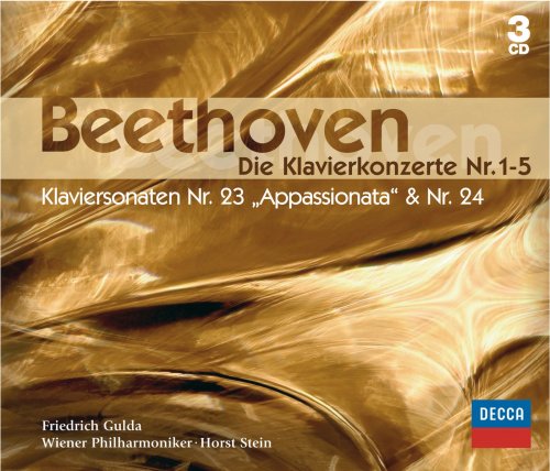 Friedrich Gulda, Wiener Philharmoniker, Horst Stein - Beethoven: Klavierkonzerte [3CD] (2008)