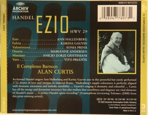 Alan Curtis, Sonia Prina, Ann Hallenberg, Karina Gauvin - Handel: Ezio (2009)