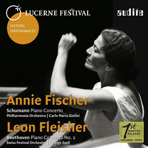Annie Fischer & Leon Fleisher - Schumann & Beethoven Piano Concertos (2015)