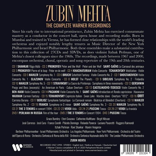 Zubin Mehta - The Complete Warner Recordings (2020) [27CD Box Set]