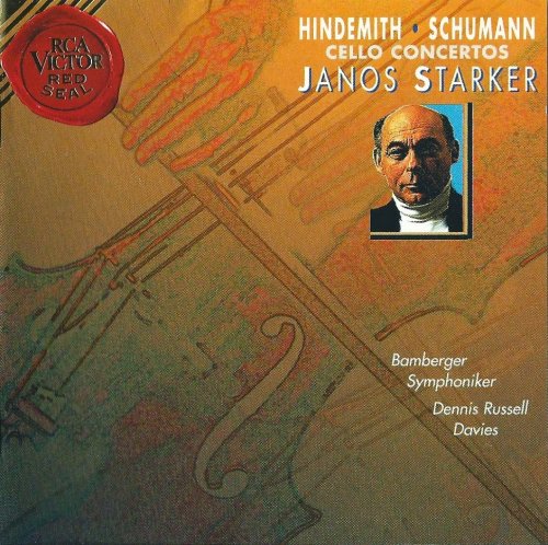 Janos Starker, Bamberger Symphoniker, Dennis Russell Davies - Schumann, Hindemith: Cello Concertos (1995) CD-Rip