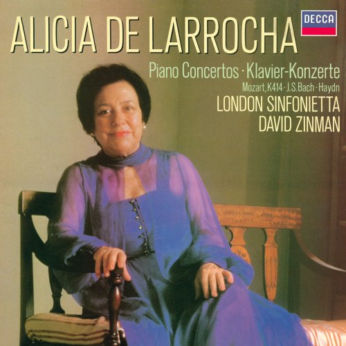 Alicia de Larrocha, London Sinfonietta, David Zinman - Mozart, Bach & Haydn: Piano Concertos (2014)
