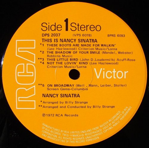 Nancy Sinatra - This Is Nancy Sinatra (1972) LP