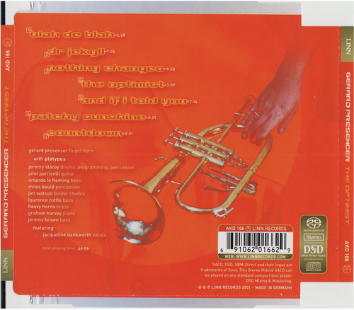 Gerard Presencer - The Optimist (2000) CD Rip