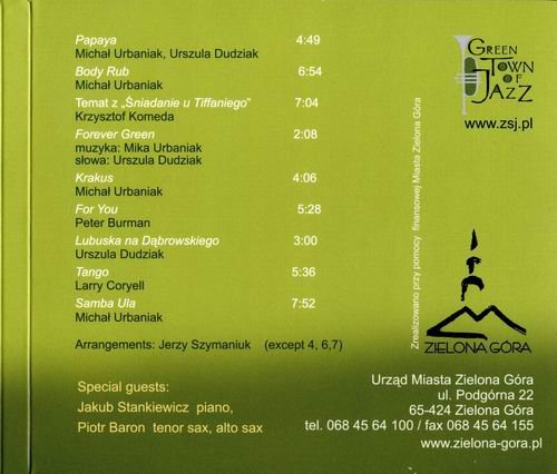 Urszula Dudziak - Forever Green-Zawsze Zielona (2008)