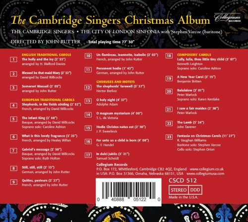 The Cambridge Singers - The Cambridge Singers Christmas Album (2003)