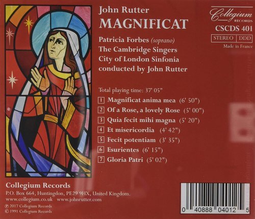 Patricia Forbes, City Of London Sinfonia, John Rutter - John Rutter: Magnificat (2017)
