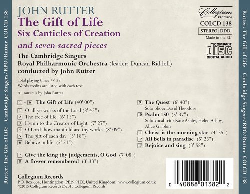 The Cambridge Singers - Rutter: The Gift of Life (2015)