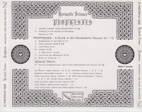 Hermetic Science - Prophesies (1999)
