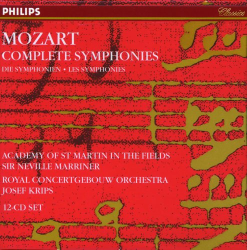 Academy of St. Martin in the Fields, Sir Neville Marriner, Royal Concertgebouw Orchestra, Josef Krips - Mozart: Complete Symphonies (12CD) (1996)