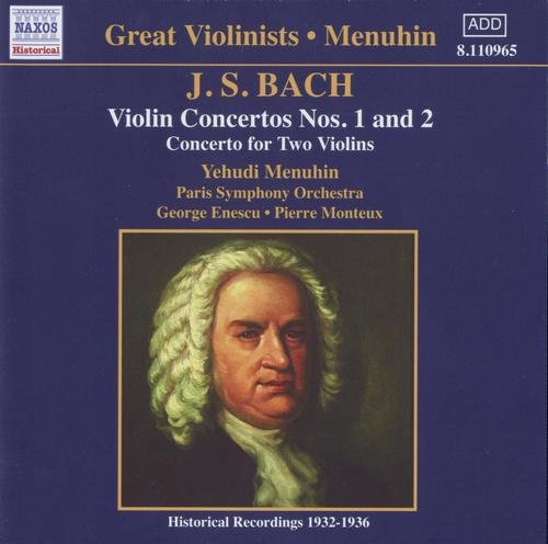 Yehudi Menuhin, Paris Symphony Orchestra, Pierre Monteux - J.S. Bach – Violin Concertos Nos. 1 & 2, Concerto for Two Violins (2001)