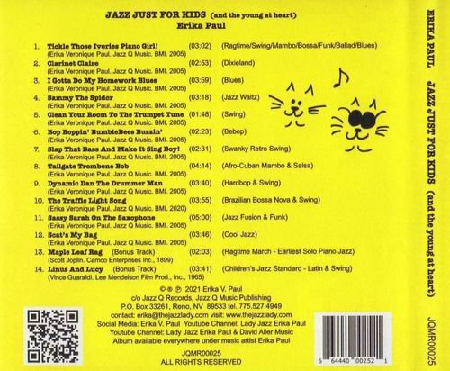 Erika Paul - Jazz Just for Kids (And the Young at Heart) (2021)