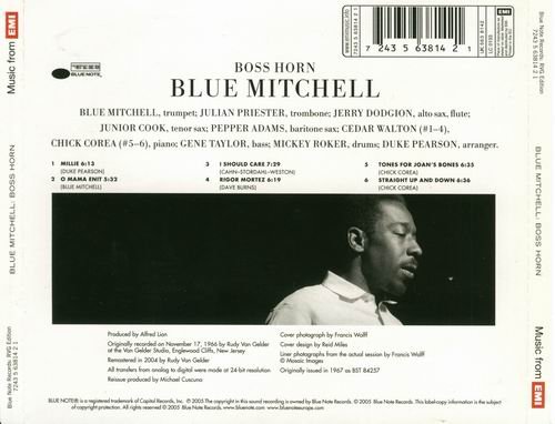 Blue Mitchell - Boss Horn (1966) {RVG Edition} 320 kbps+CD Rip