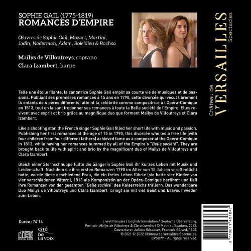 Maïlys De Villoutreys - Romances d'Empire - Sophie Gail (2022) [Hi-Res]