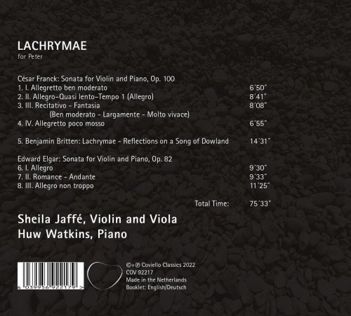 Sheila Jaffé & Huw Watkins - Lachrymae (2022) [Hi-Res]